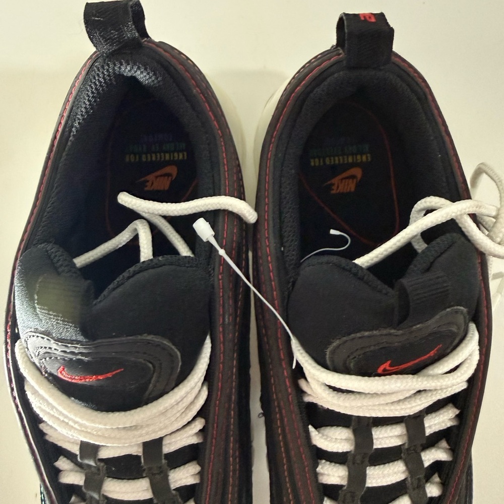 Nike Air Max 97 Black with Multi-Color Accents - Picture 6 of 7